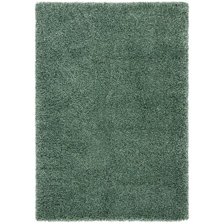 Safavieh 5 ft.-1 in. x 7 ft.-6 in. Hudson Shag Contemporary Rectangle Rug, Green SGH220Y-5